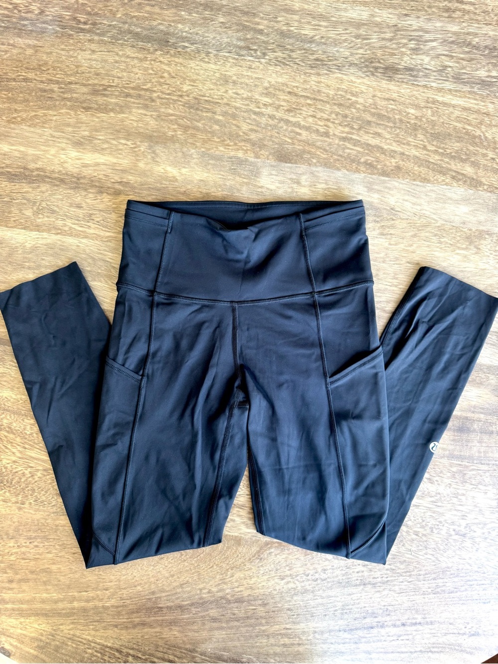 lululemon athletica Black Full On Luxtreme Leggings with Side Pockets